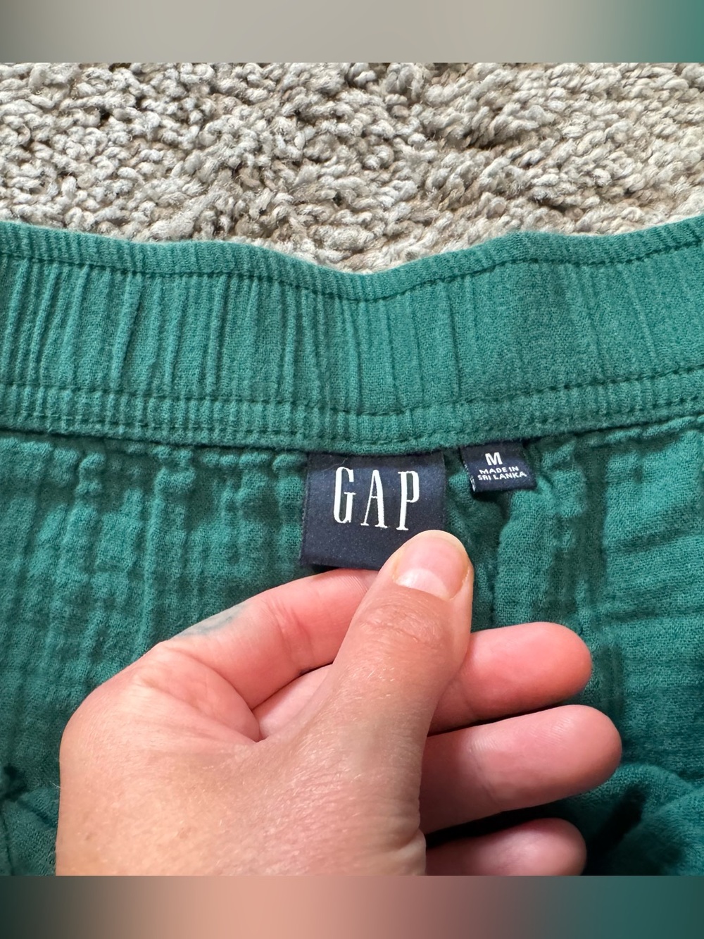 Gap Cotton Gauze Easy Barrel Pants - 2025 - Picture 3 of 3